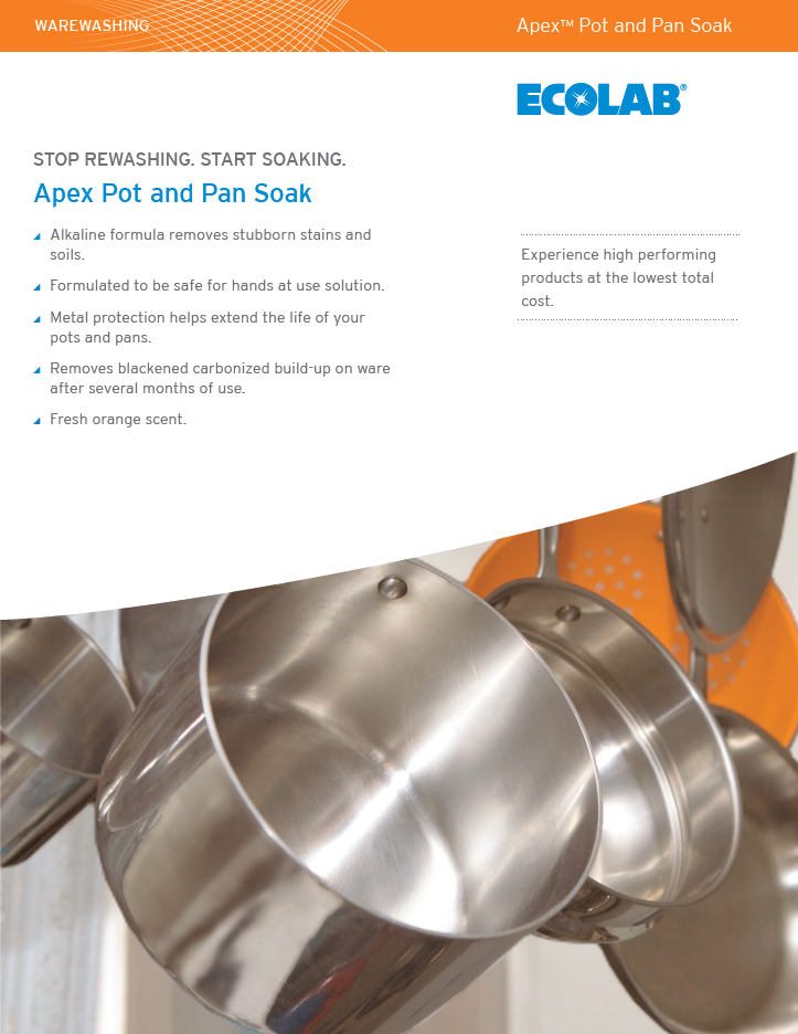 Keystone Apex Pot and Pan Soak