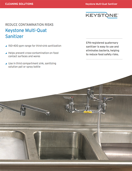 Keystone Peroxide Disinfectant Glass Cleaner RTU