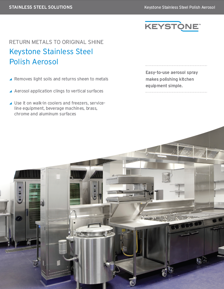 Keystone Stainless Steel Polish Aerosol