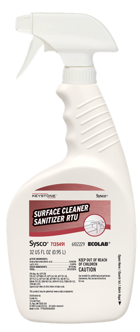 Monogram Clean Force EZ Sanitizing No Rinse Kitchen Floor Cleaner