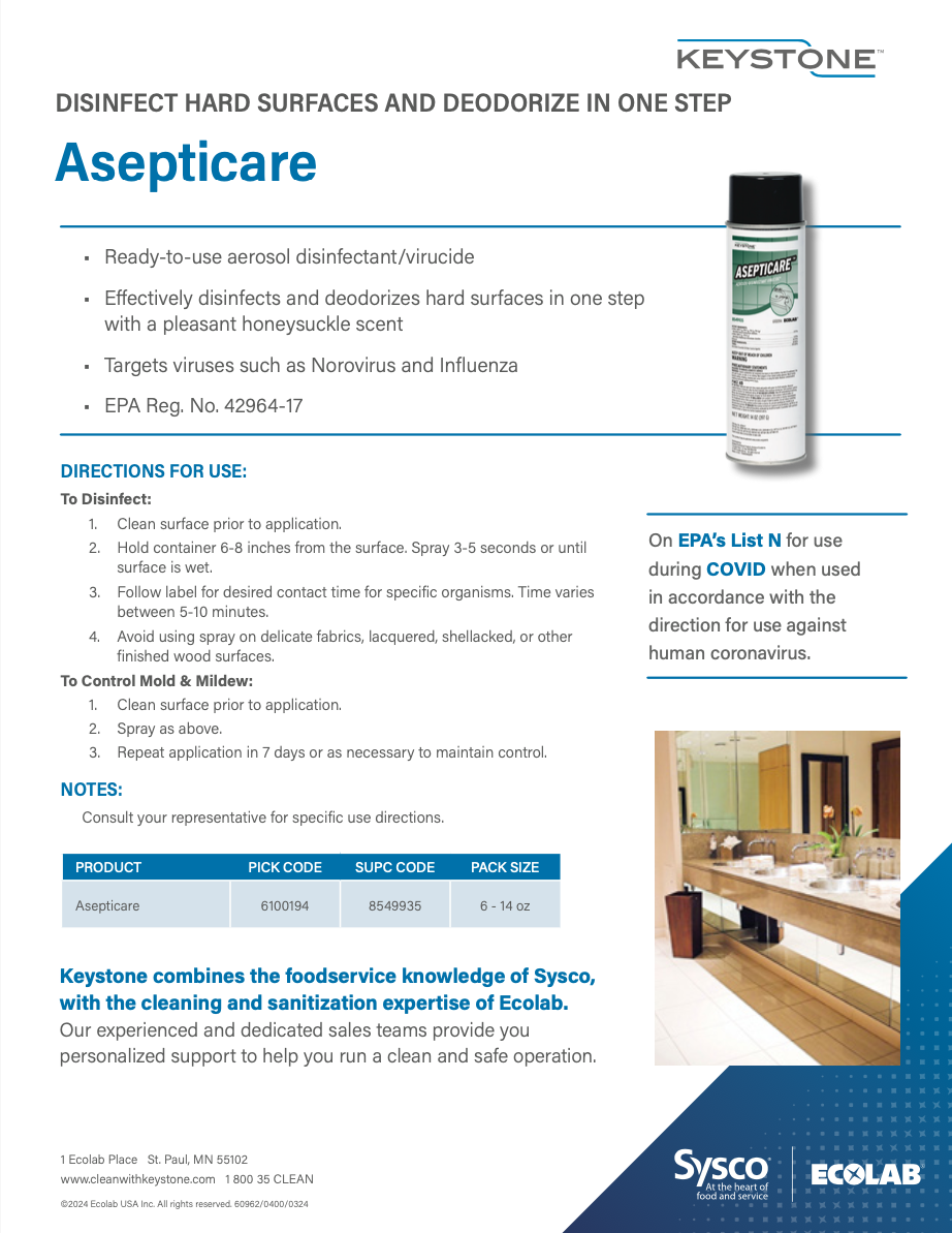 Keystone Aerosol Contact Insecticide