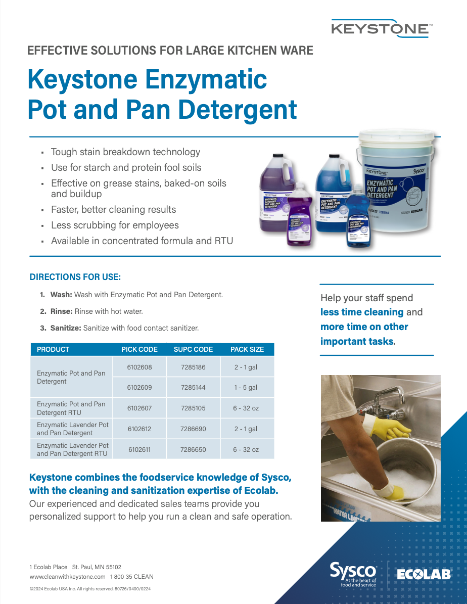 Keystone Pot and Pan Detergent