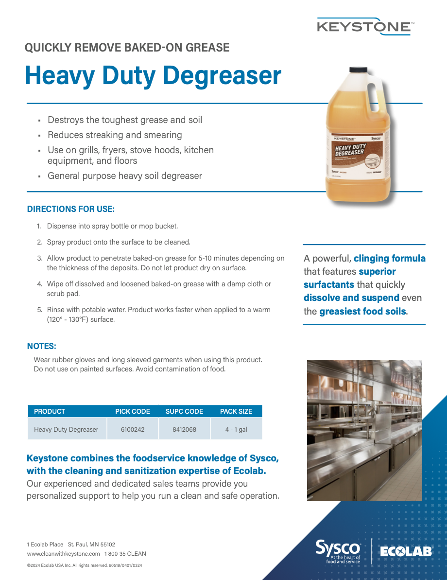 Keystone Heavy Duty Degreaser