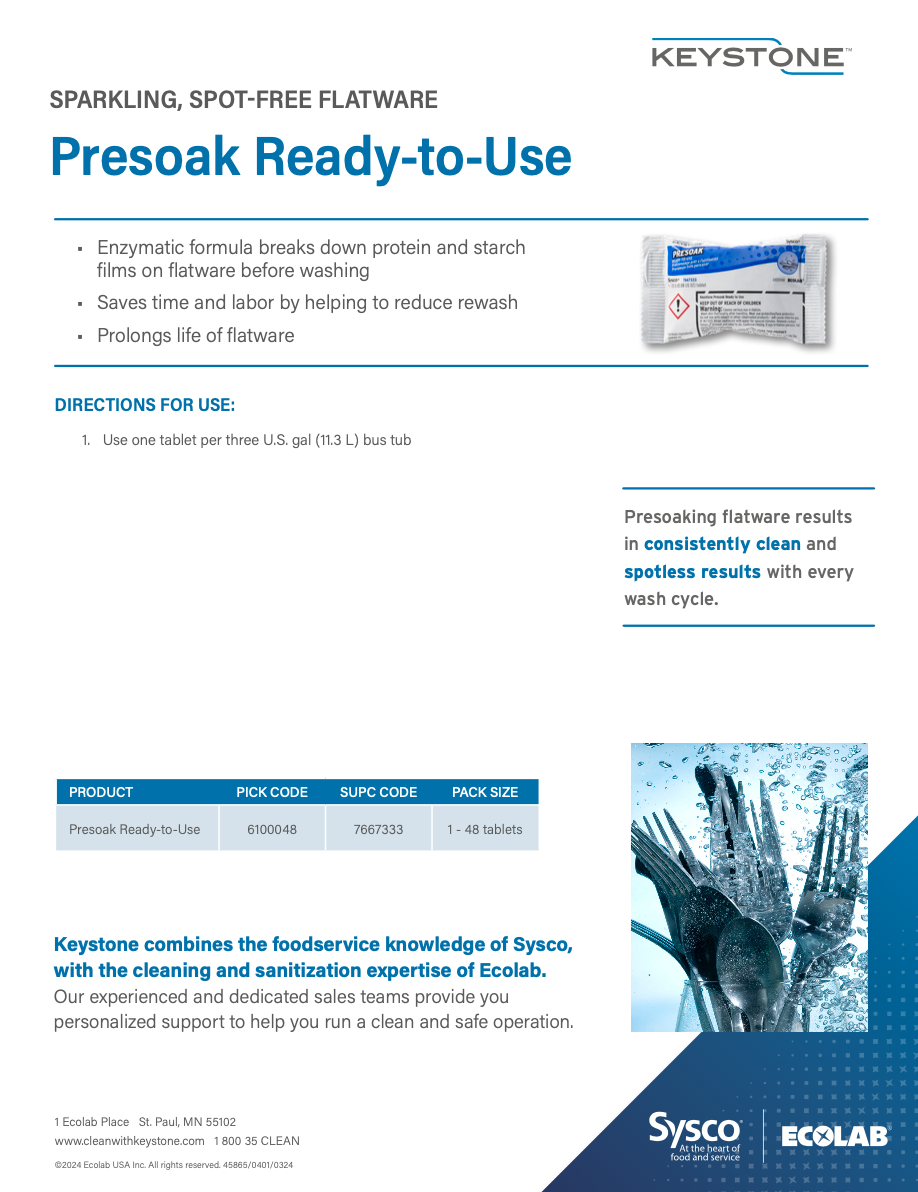 Keystone Presoak Ready to Use