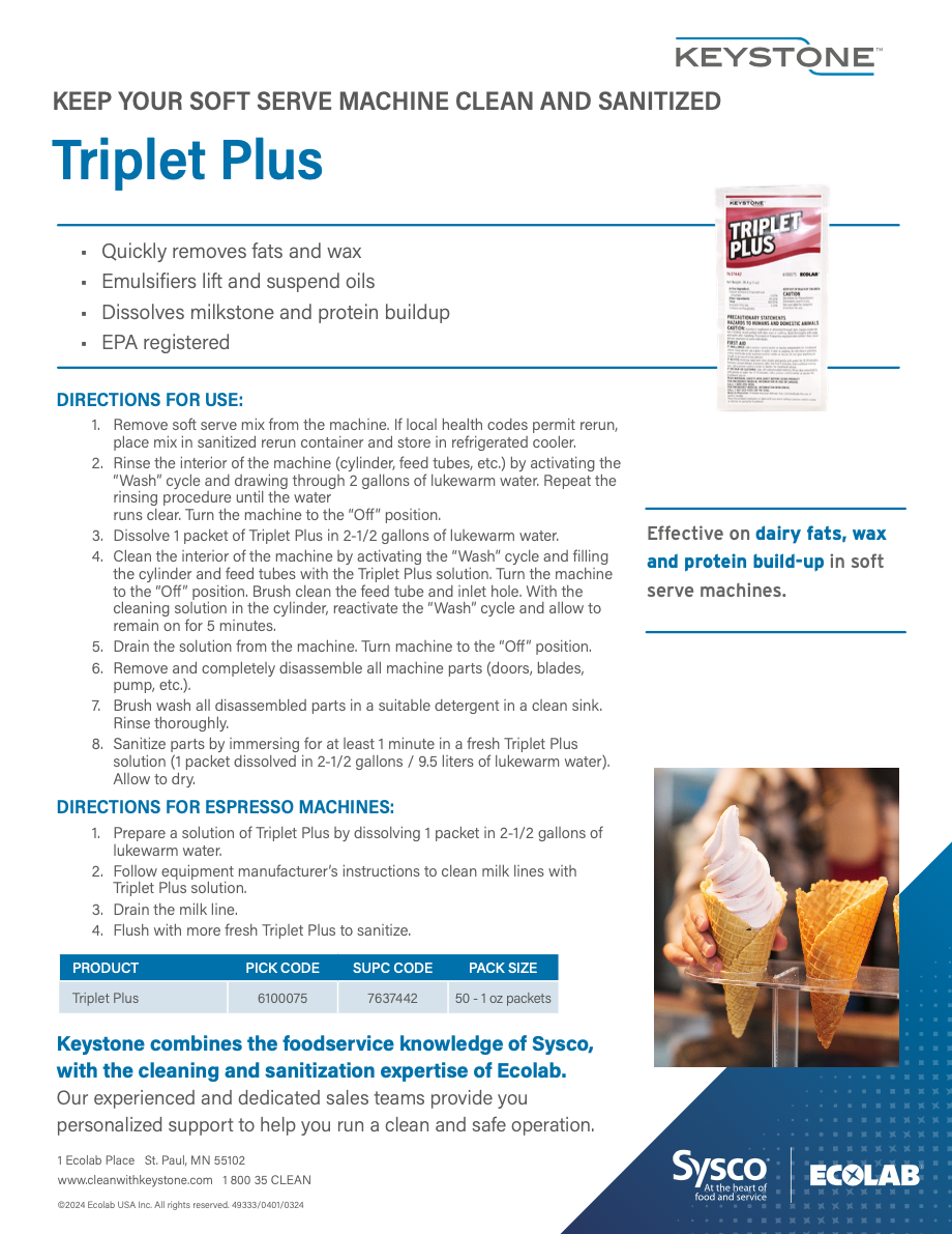 Keystone Triplet Plus