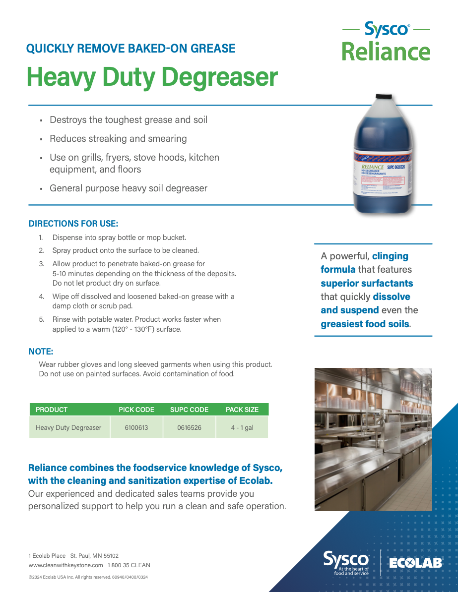 Reliance HD Degreaser